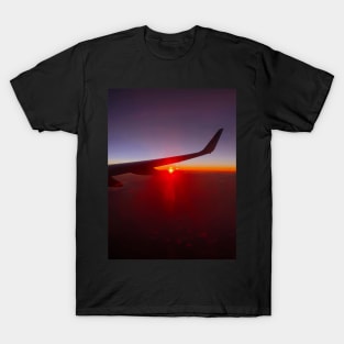 Aerial View of Sunset T-Shirt